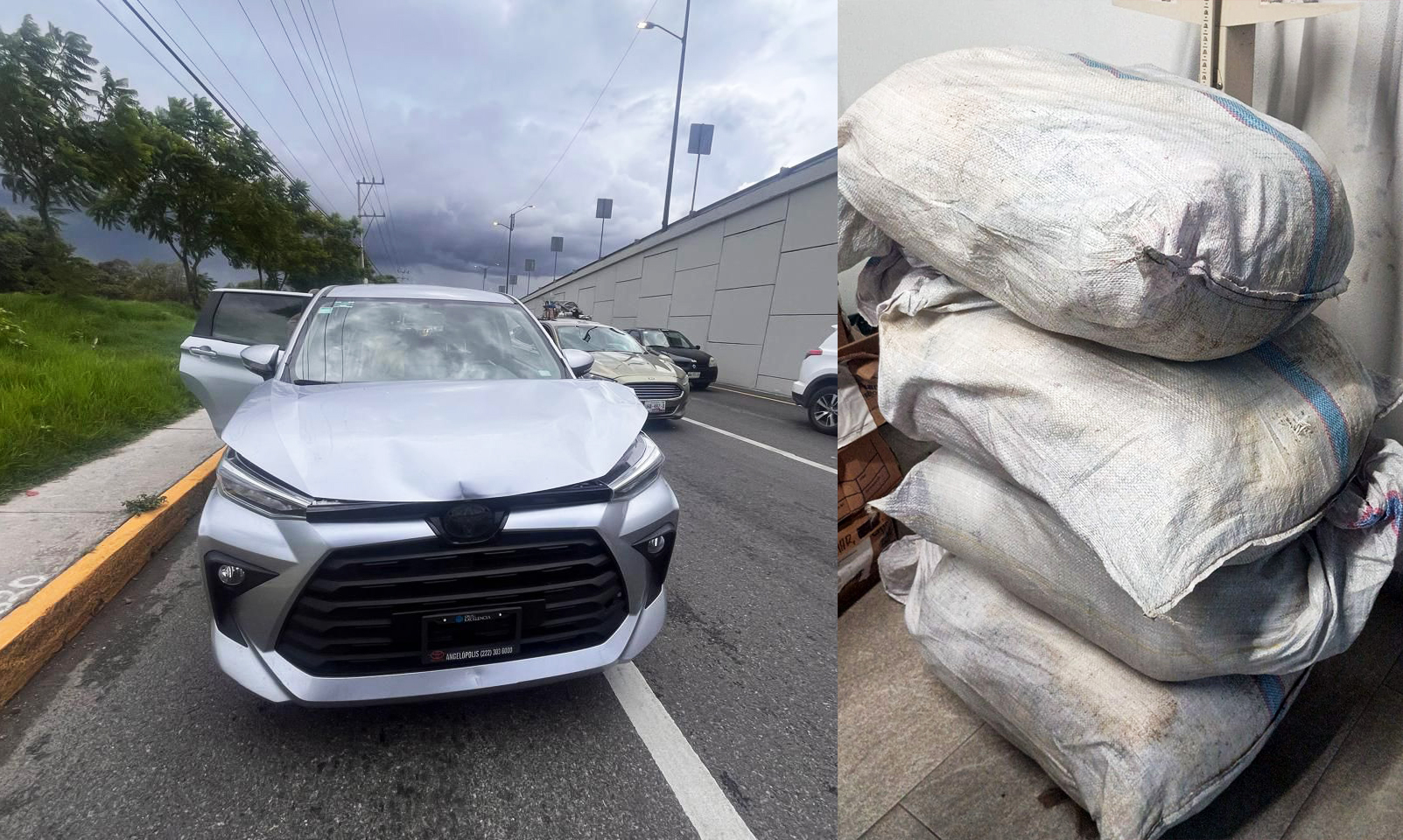 Aseguran 65 kilos de marihuana y detienen a un hombre en operativo sobre el Periférico