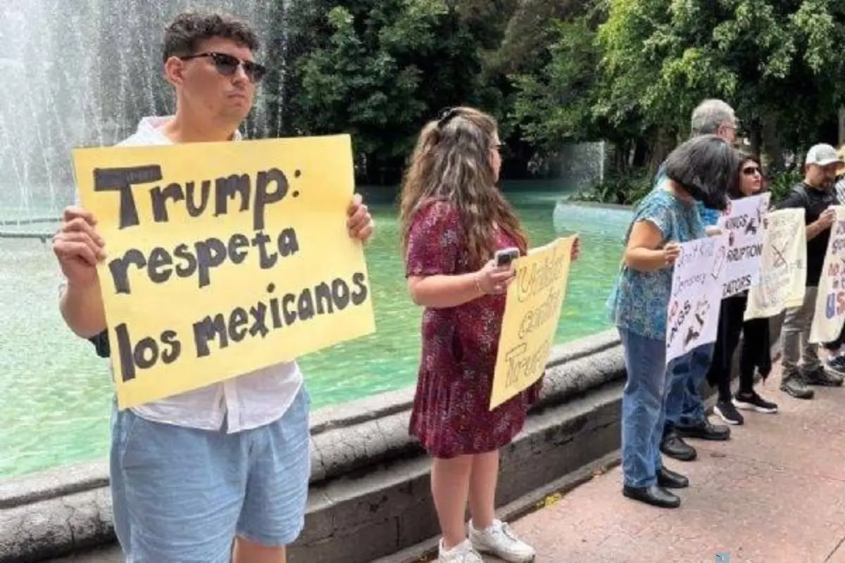 Marchan en CDMX contra Trump en el “No Kings Day”