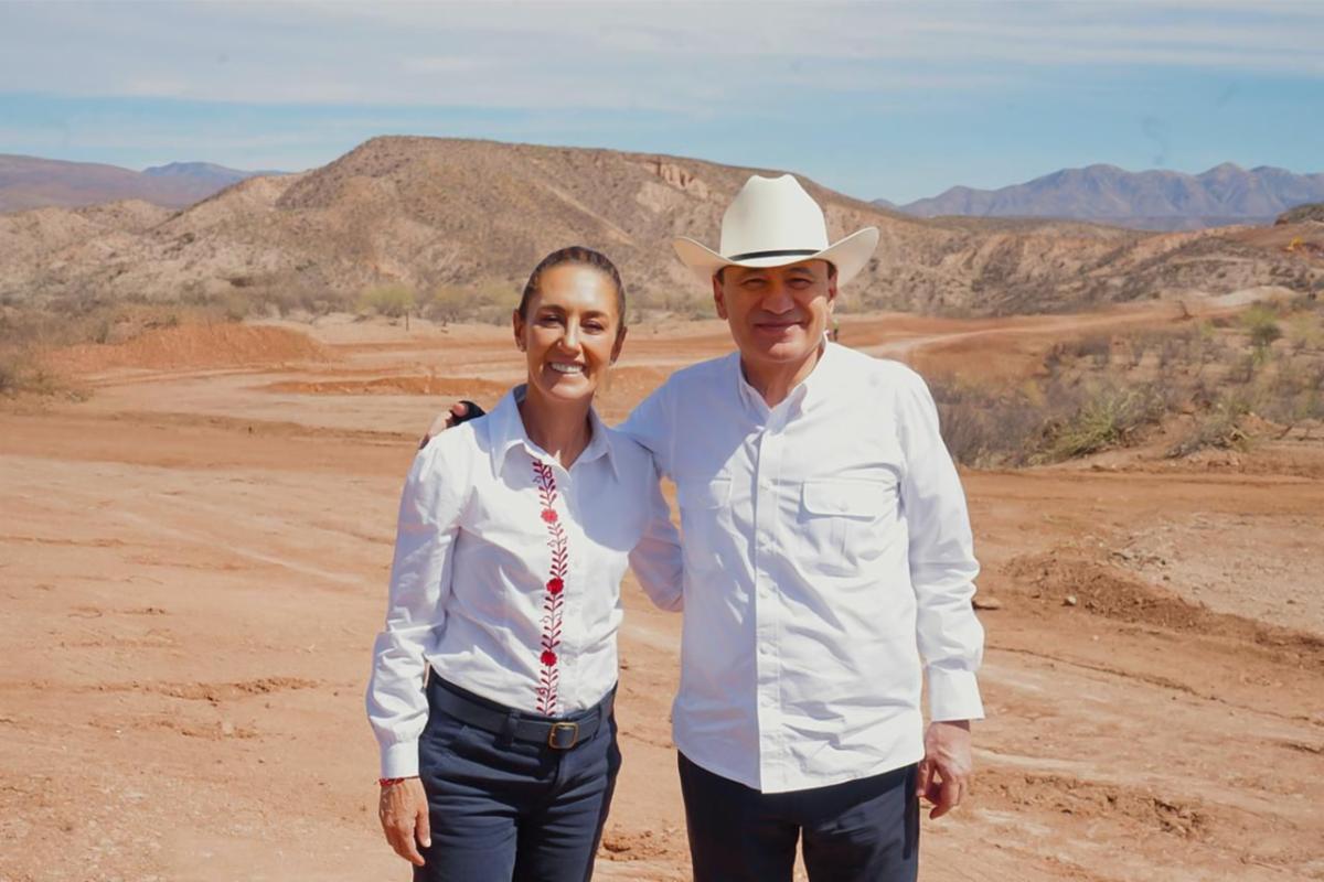 Sheinbaum y Durazo inauguran hospital rural en comunidad yaqui