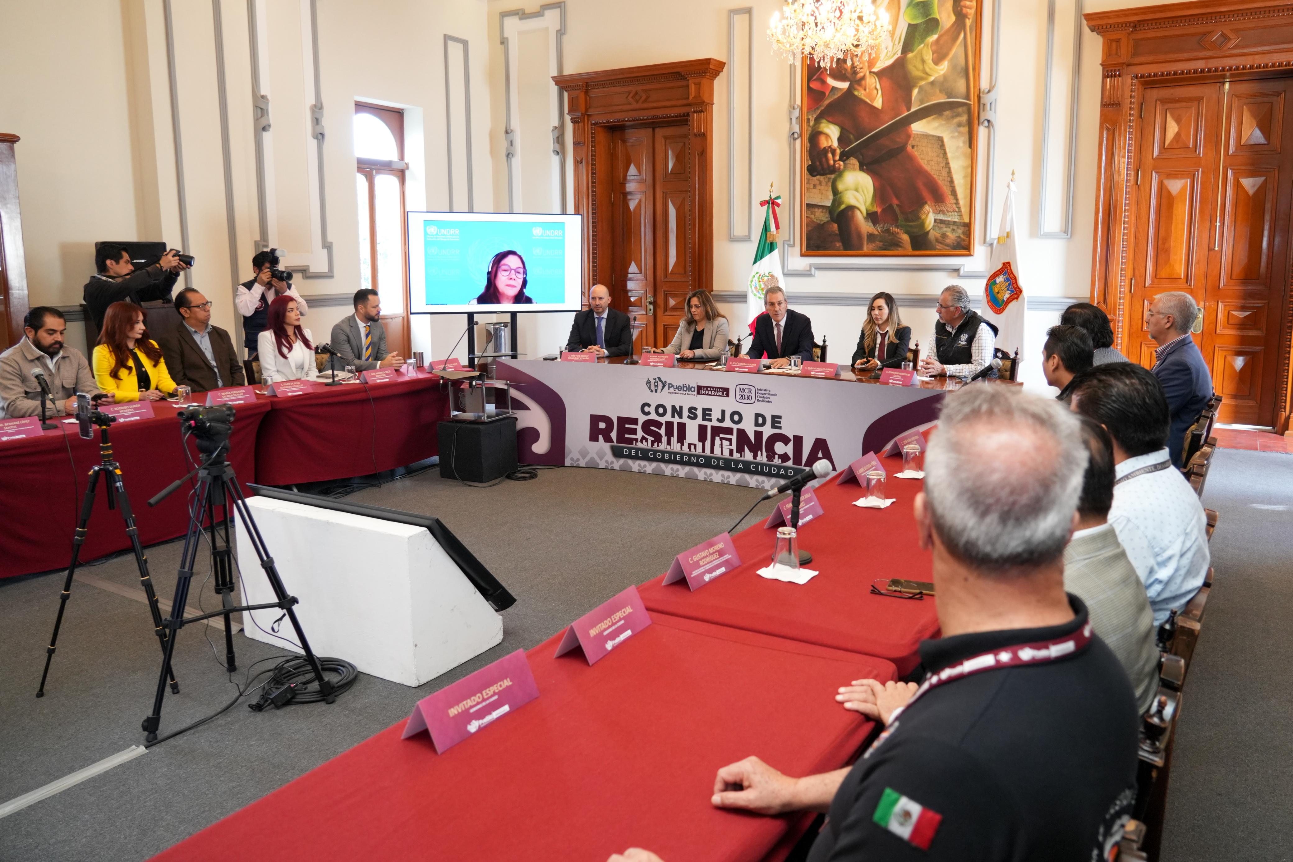 Puebla capital instala el primer Consejo de Resiliencia Municipal del país y marca un precedente nacional