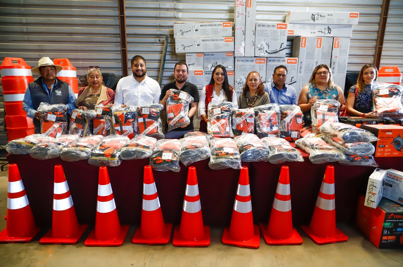 Tonantzin equipa a personal de Servicios Públicos