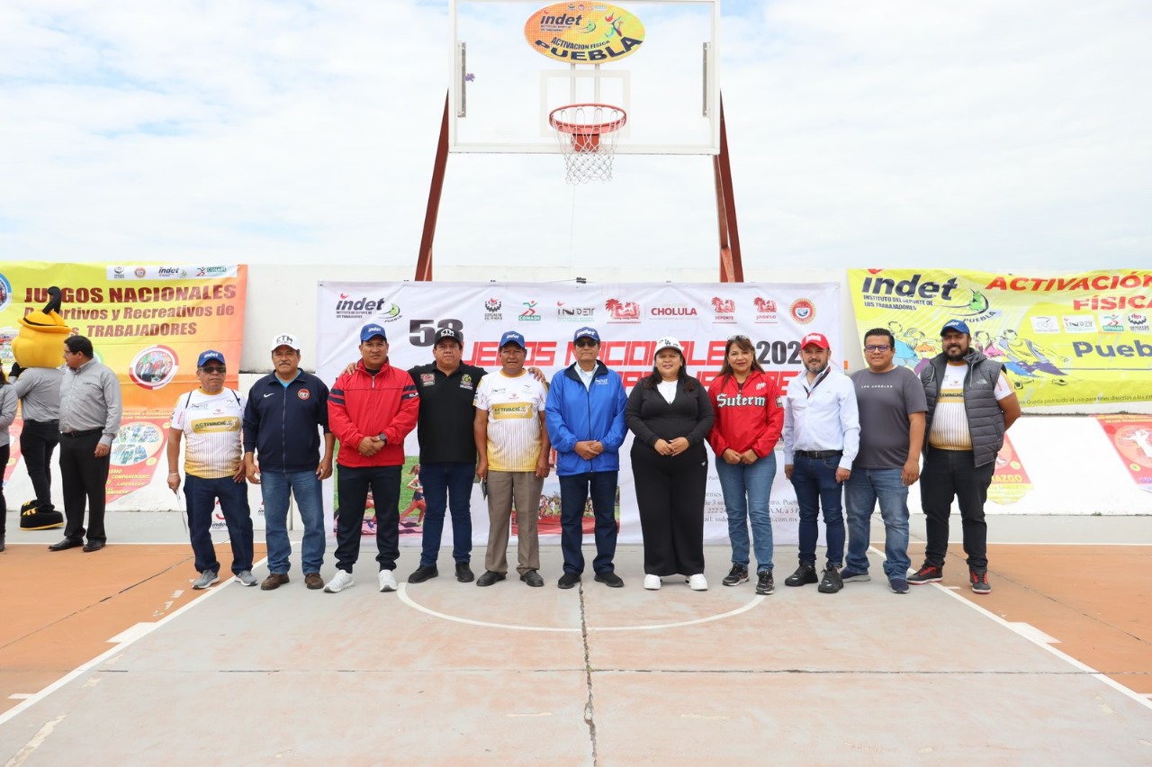 San Pedro Cholula recibe los Juegos Deportivos de los Trabajadores 2025