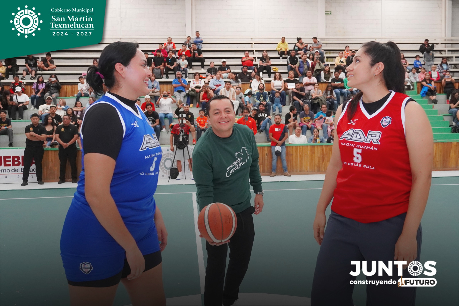 Texmelucan sede de partido de básquetbol contra violencia