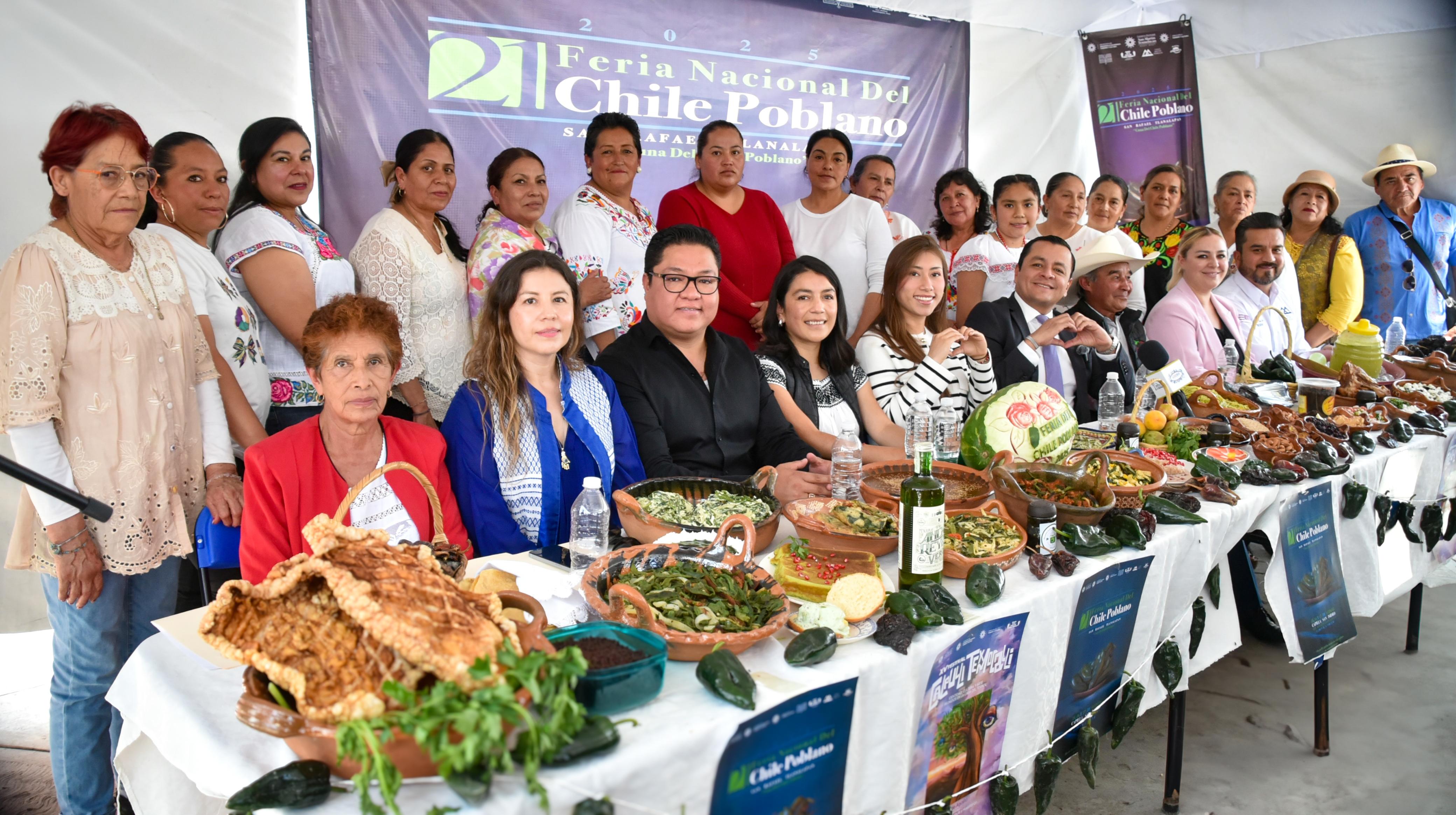 San Rafael Tlanalapan celebrará la 21ª Feria Nacional del Chile Poblano