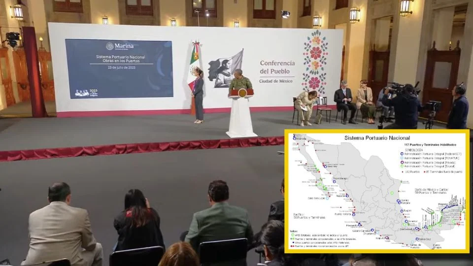 México modernizará seis puertos estratégicos con plan nacional de infraestructura