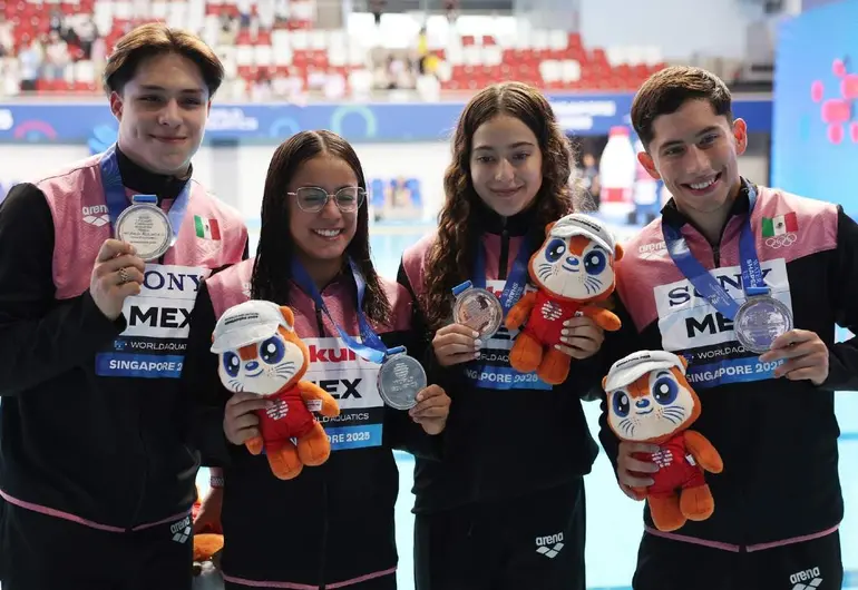 México cierra participación histórica en Mundial de Deportes Acuáticos Singapur 2025