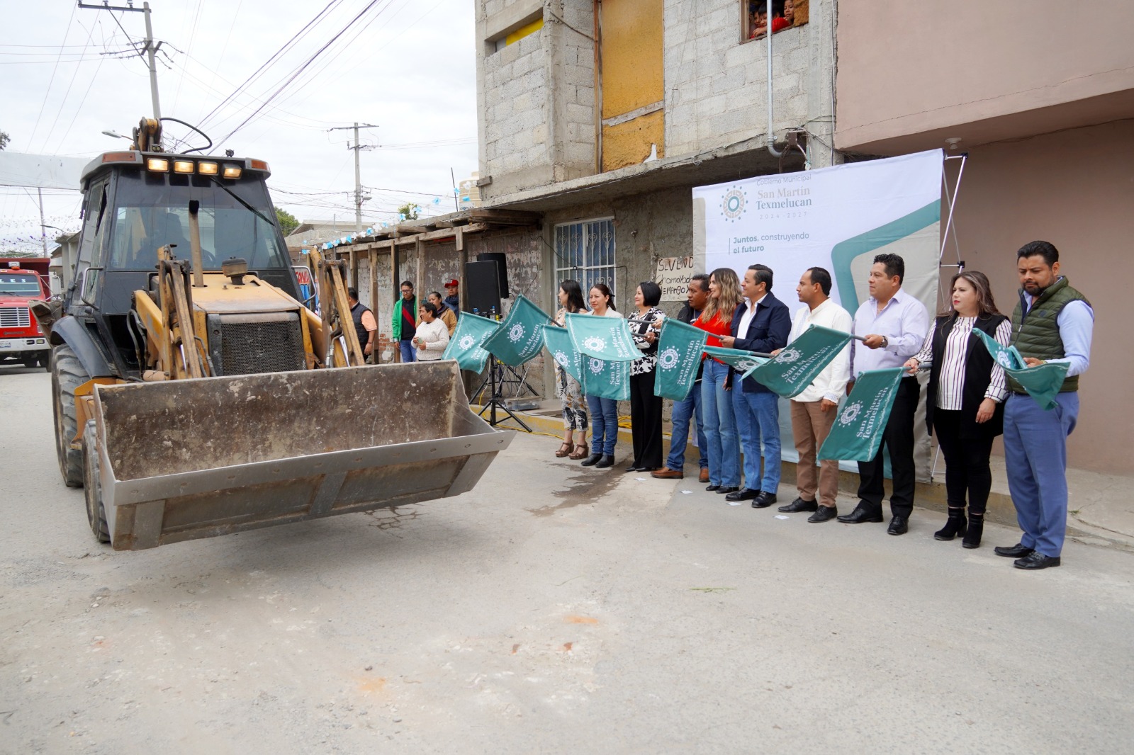 Texmelucan invierte 12.5 mdp en pavimentar vialidad clave
