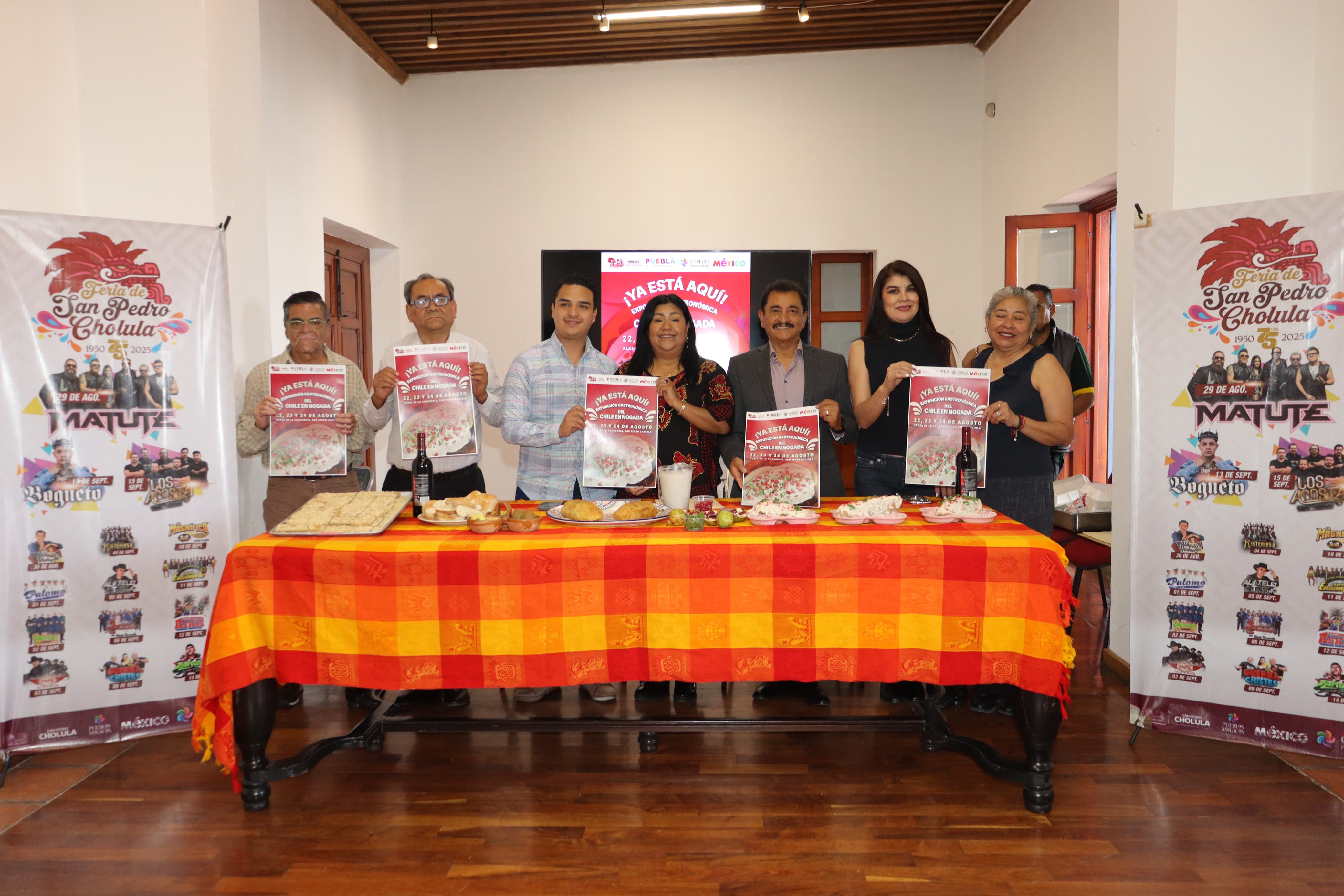 Exposición Gastronómica del Chile en Nogada 2025 llega a Cholula