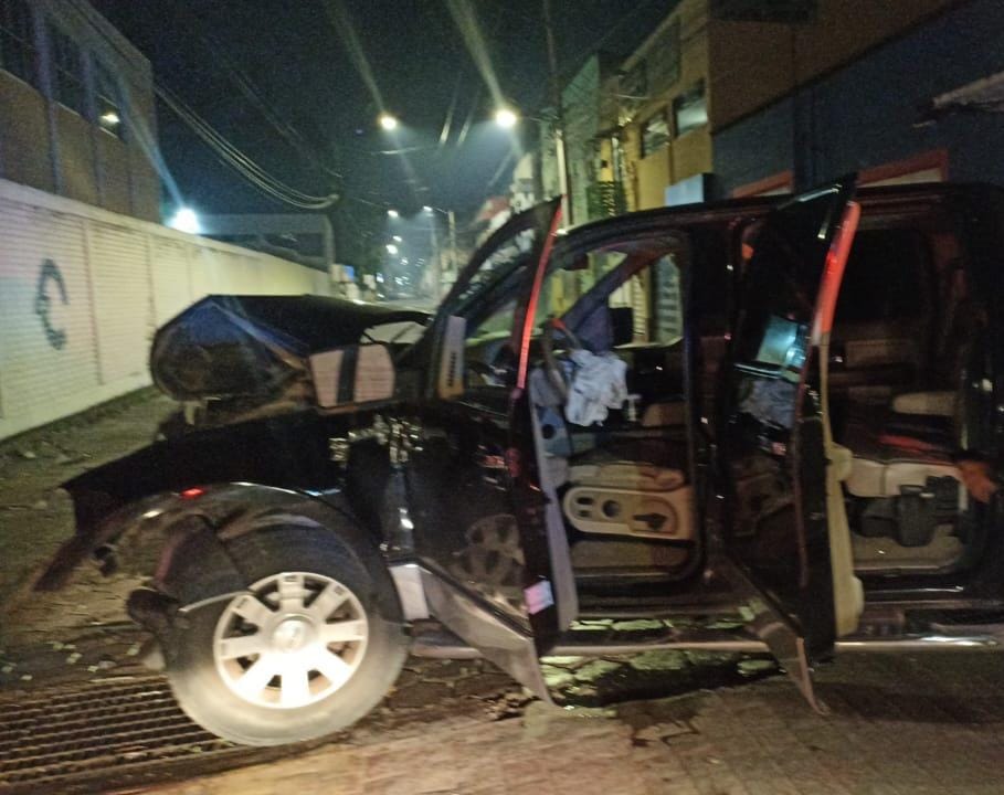 SSC Cholula atiende percance vehicular sin lesionados en la colonia Centro