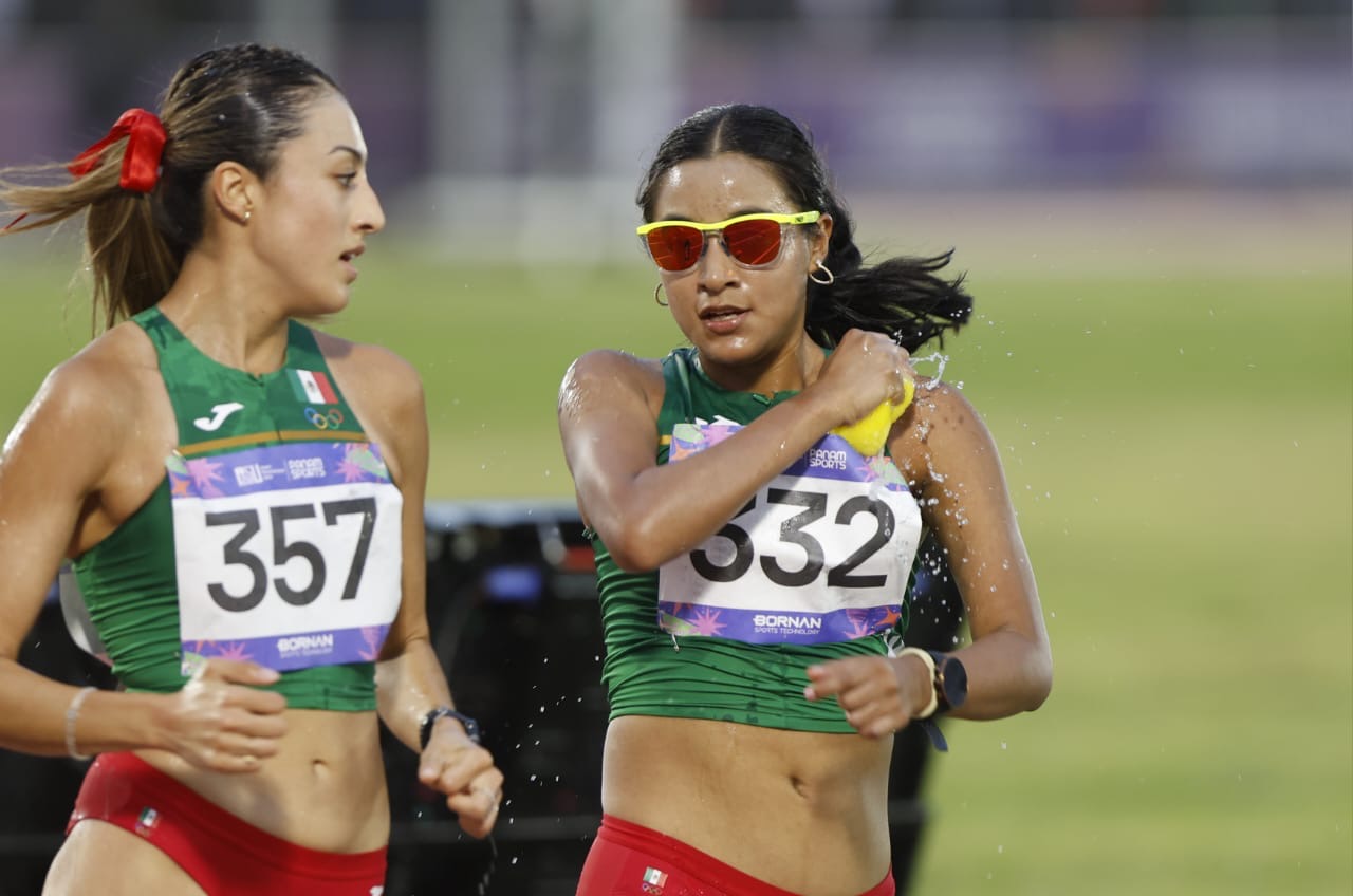 México logra histórico 1-2 en los 20 km marcha femenino de los Panamericanos Junior 2025