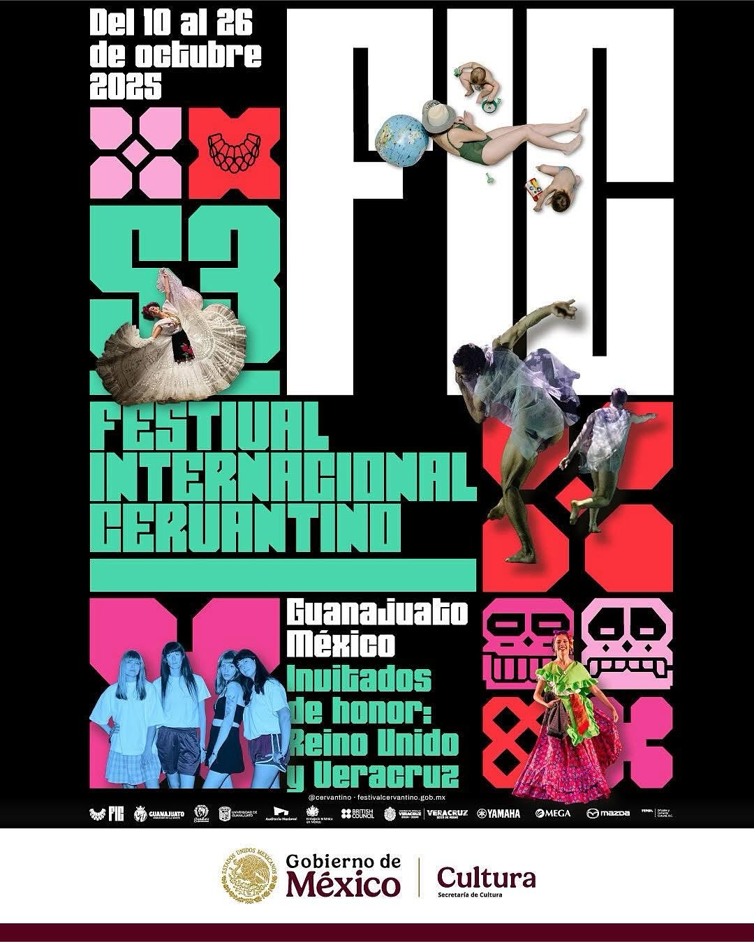 Festival Cervantino 2025: cartel oficial, fechas y artistas confirmados en Guanajuato