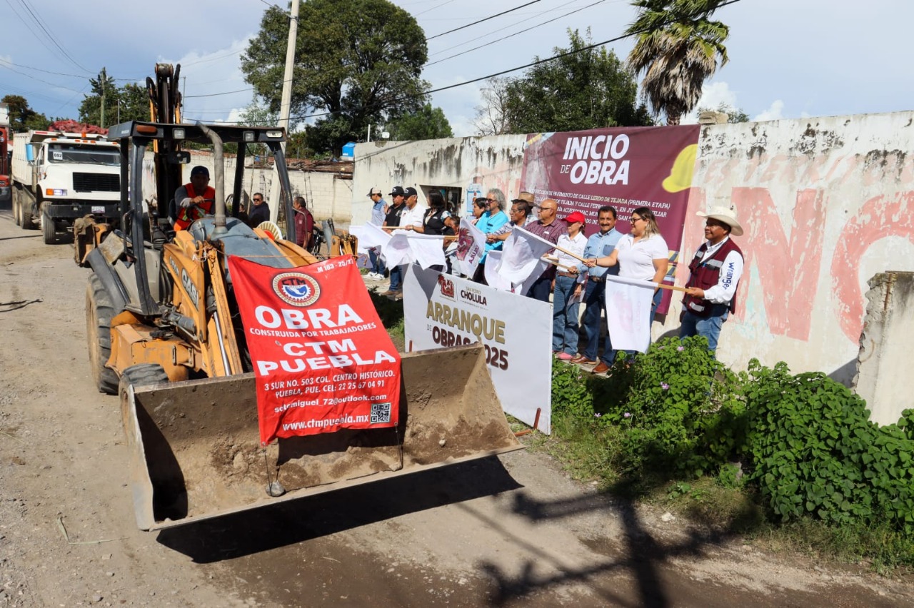 Tonantzin Fernández impulsa nuevas vialidades en Cholula