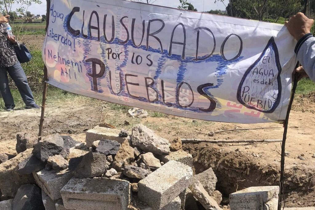 Vecinos de Xoxtla frenan perforación del Pozo del Bienestar y exigen su cancelación definitiva