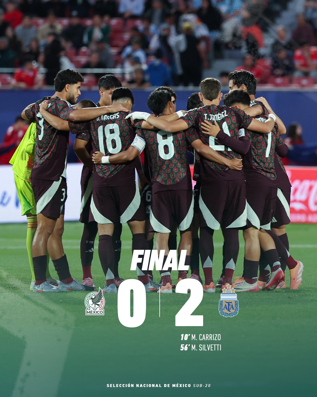 Argentina elimina 2-0 a México del Munidal Sub20, en un partido lleno de polémicas y expulsiones
