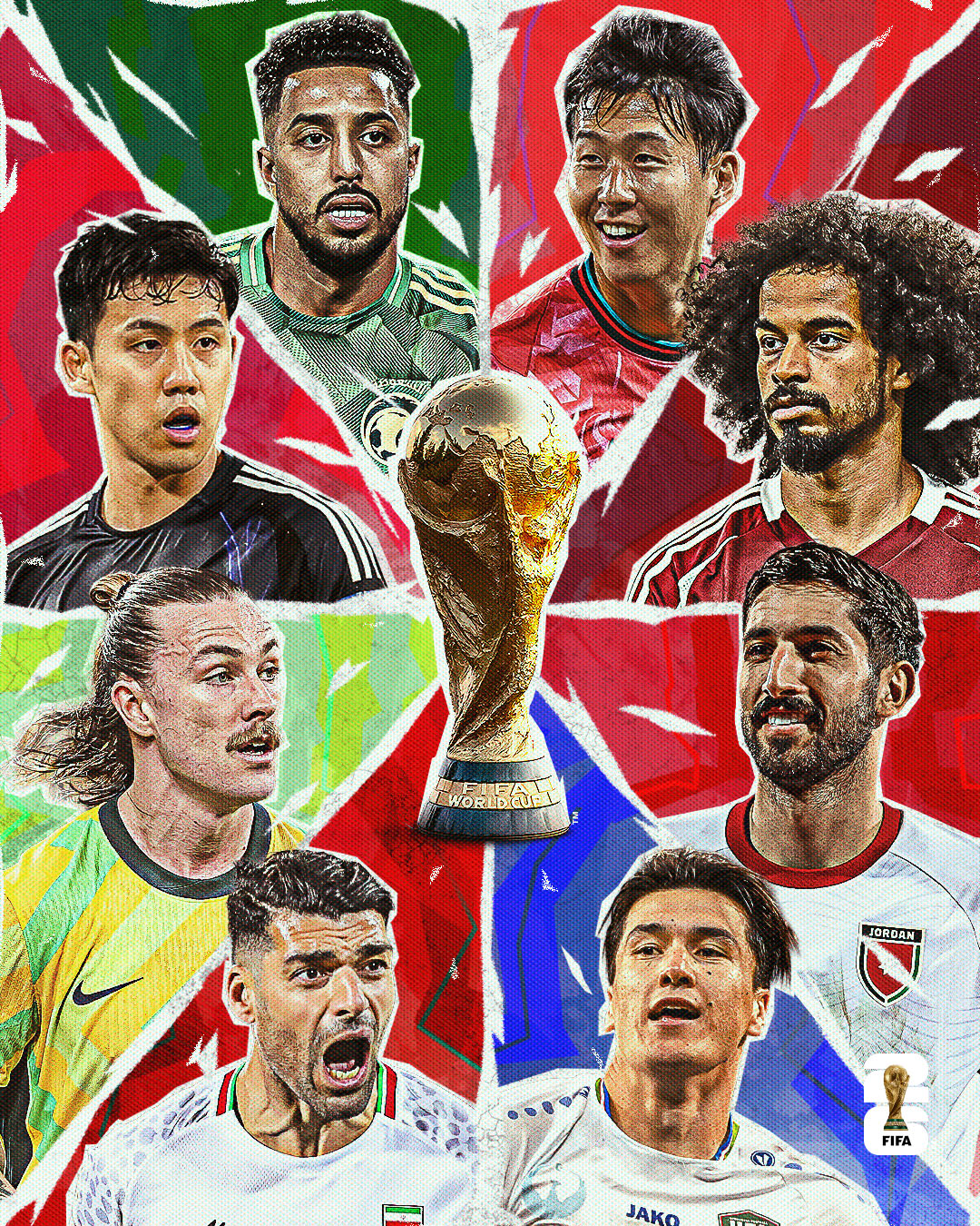 Seis selecciones clasificaron hoy a la Copa Mundial 2026 de la FIFA