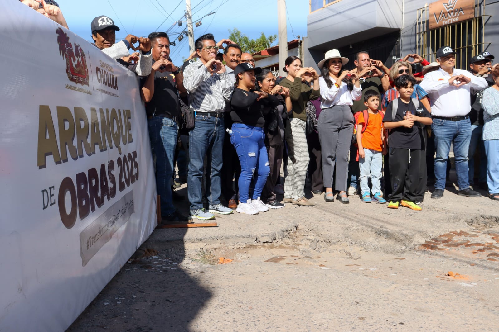 Tonantzin Fernández impulsa nuevas obras para mejorar vialidades en San Pedro Cholula