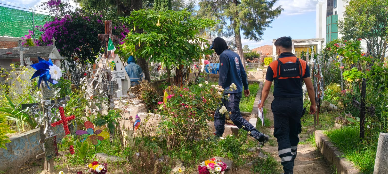 Implementan operativo de seguridad por Día de Muertos en San Pedro Cholula