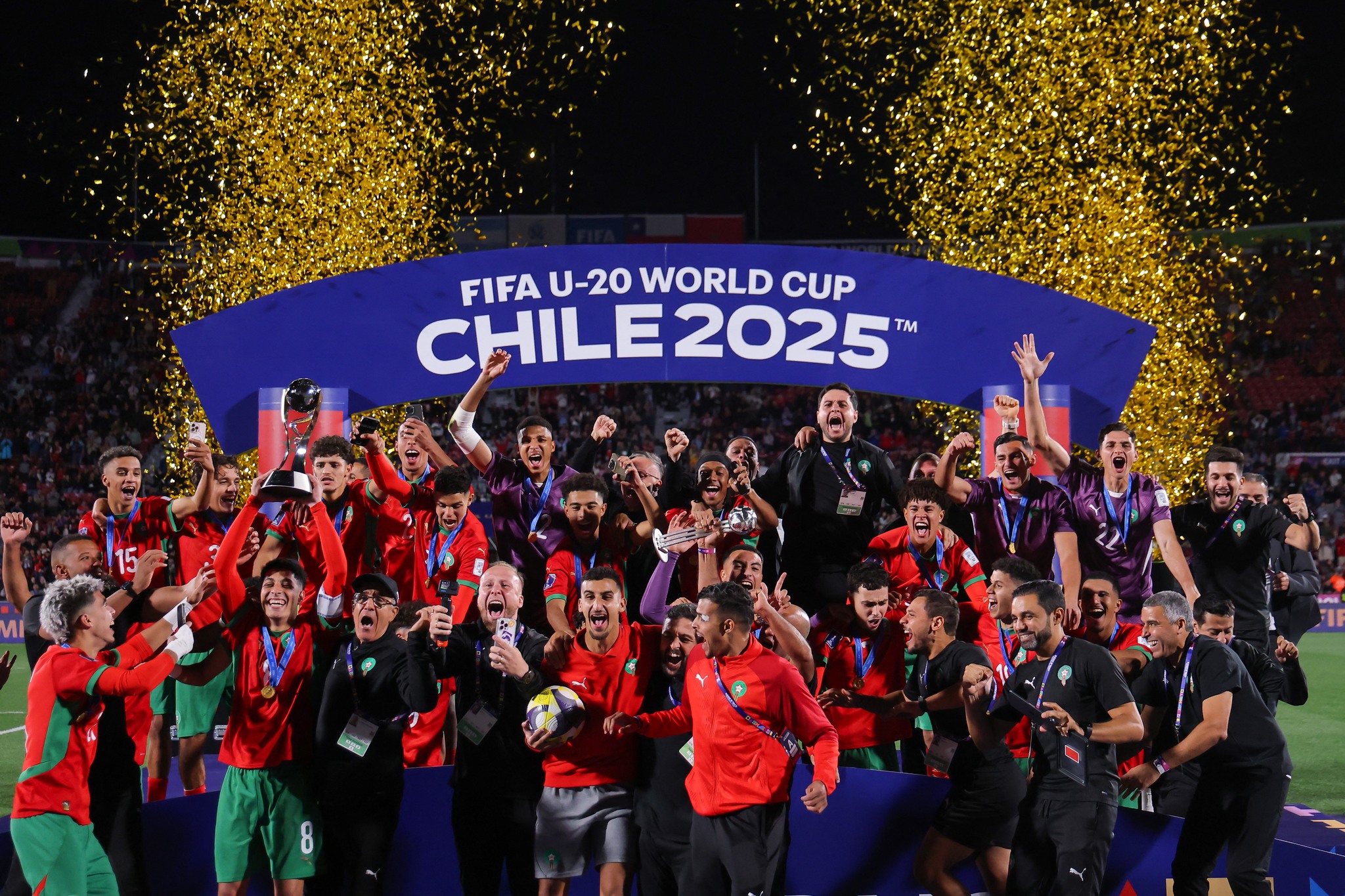 Marruecos logra campeonato histórico en el Mundial Sub20, venciendo a Argentina 2-0