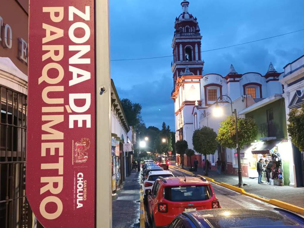 San Pedro Cholula evalúa ampliar parquímetros tras peticiones de restauranteros