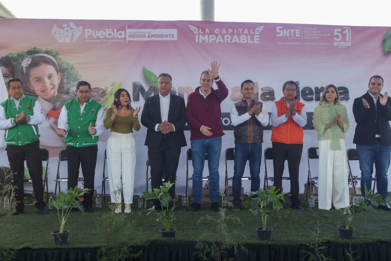 Pepe Chedraui impulsa programa de huertos escolares en Puebla para fomentar educación ambiental y hábitos saludables