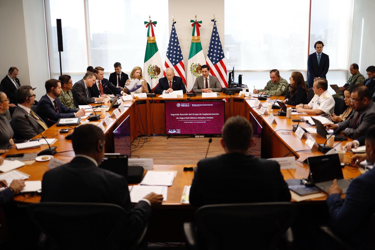 México y Estados Unidos refuerzan coordinación contra tráfico de armas y crimen transnacional