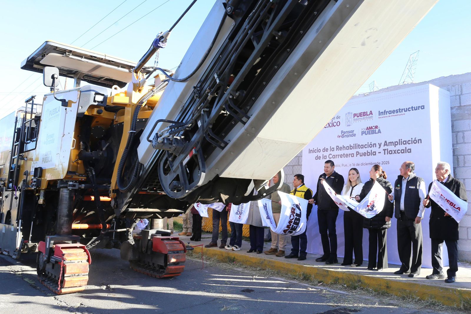 Arranca ampliación de la carretera Puebla–Tlaxcala; intervendrán 6.3 kilómetros