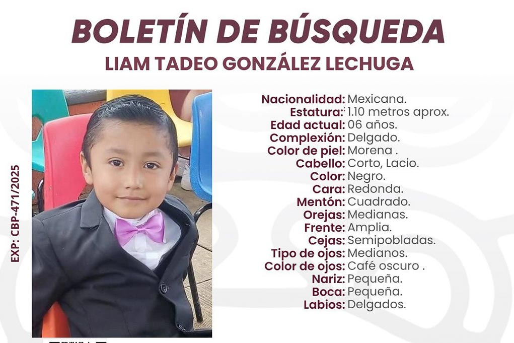 Suspenden búsqueda de Liam Tadeo en Huauchinango por riesgos del terreno; retomarán en 2026