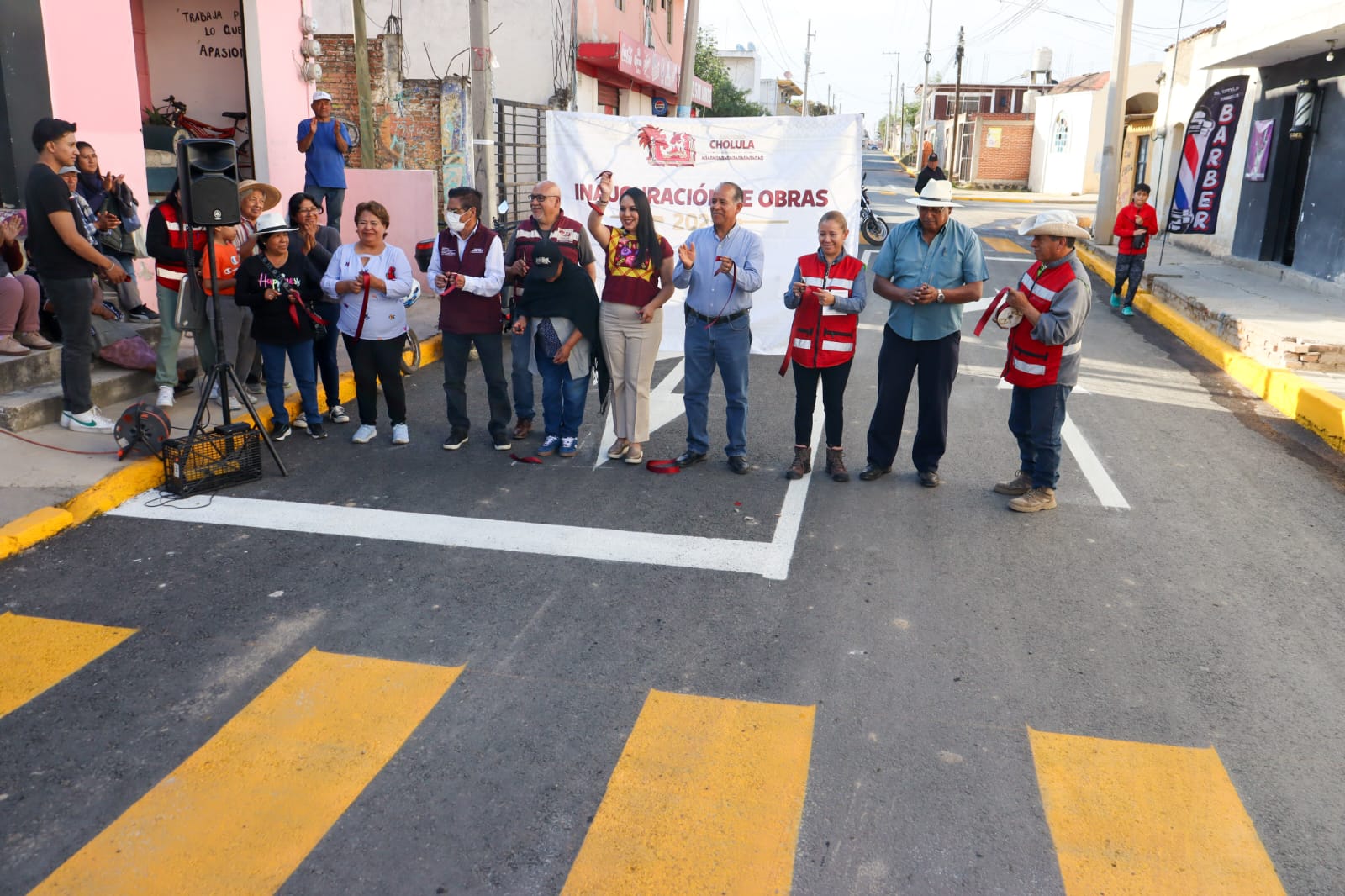 San Pedro Cholula impulsa movilidad con obras públicas en juntas auxiliares