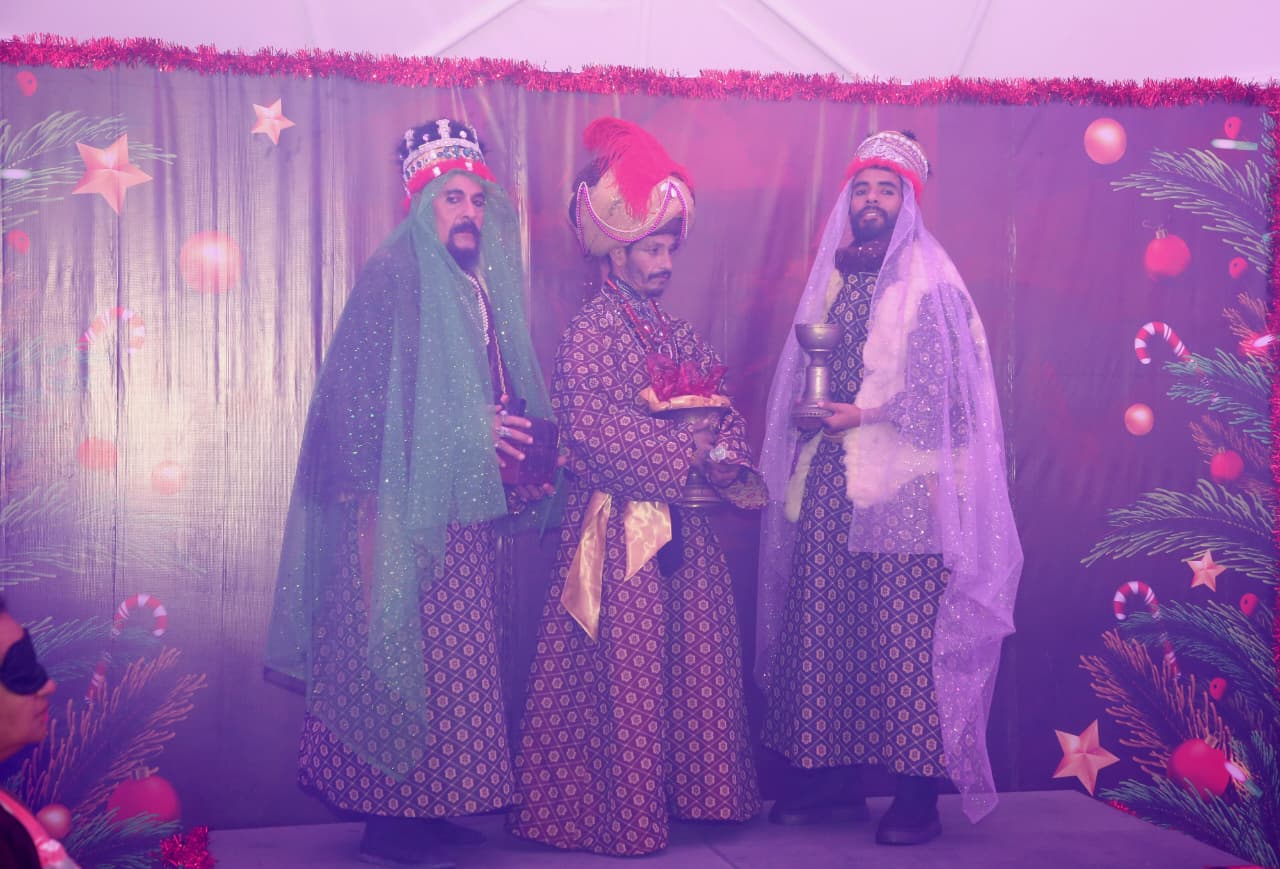 Reyes Magos llegan al Domo Sensorial “Sintamos la Navidad” en Puebla