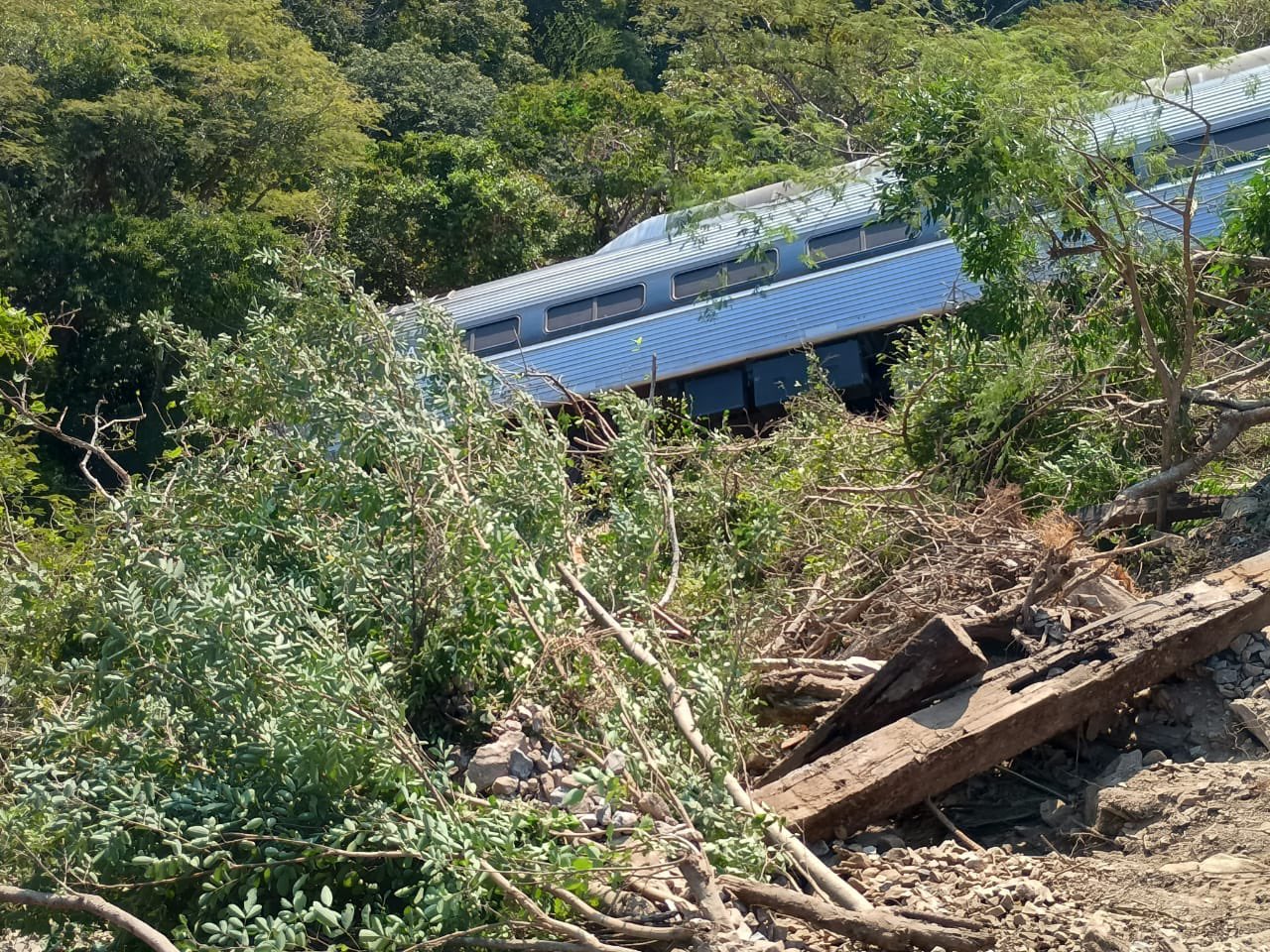 Descarrila Tren Interoceánico en Nizanda, Oaxaca; viajaban 241 pasajeros