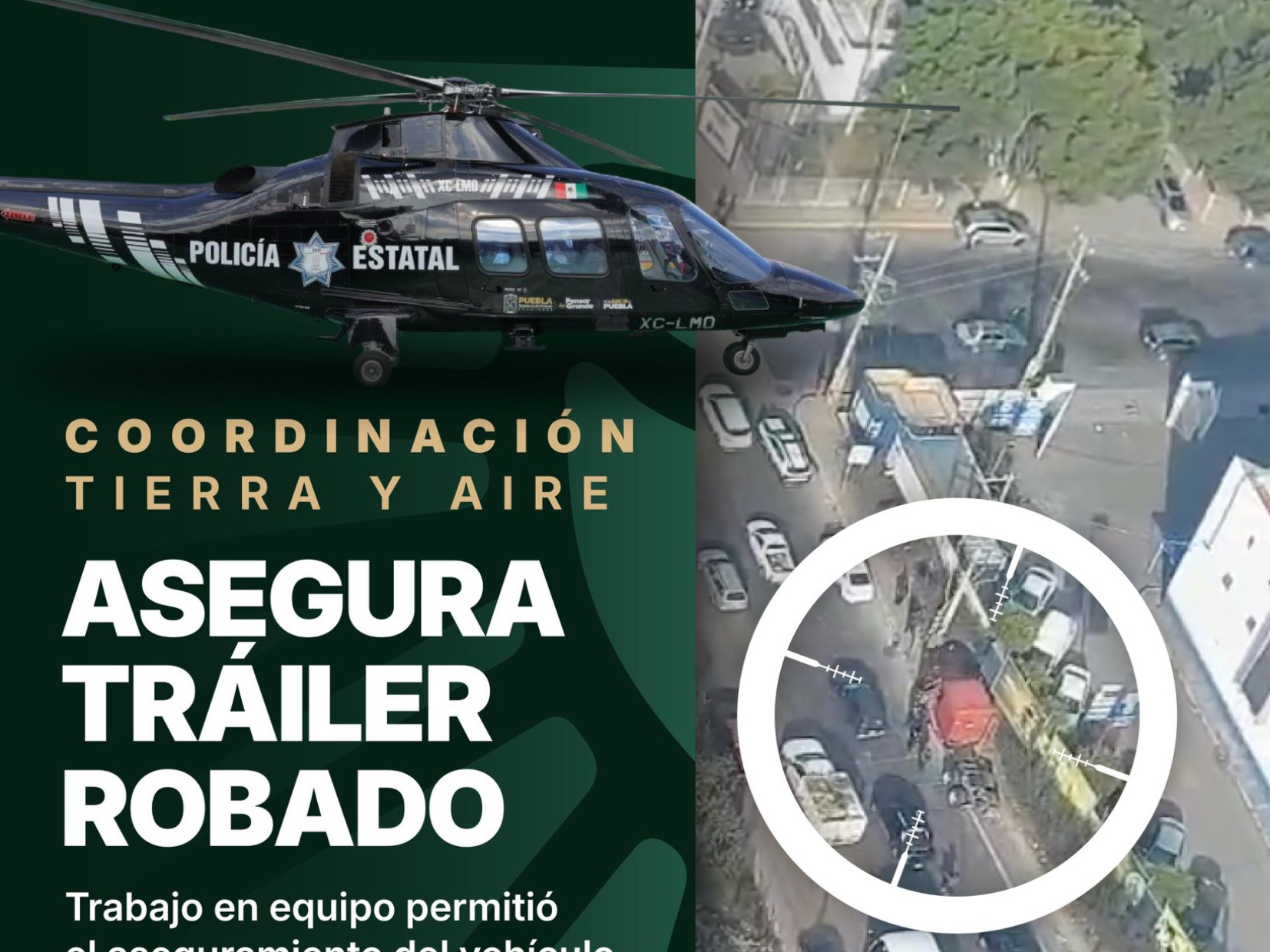 Persecución y balacera por robo de tráiler en la México-Puebla deja un detenido