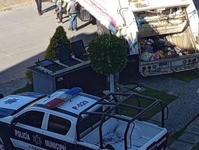 Hallan restos humanos en contenedor de basura en Misiones de San Francisco, Coronango