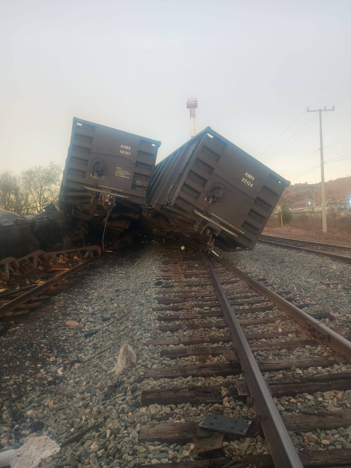 Descarrila tren en Sonora; autoridades reportan saldo blanco