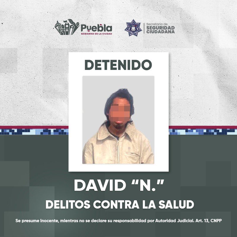 Detienen a presunto responsable de actos vandálicos en la Catedral de Puebla