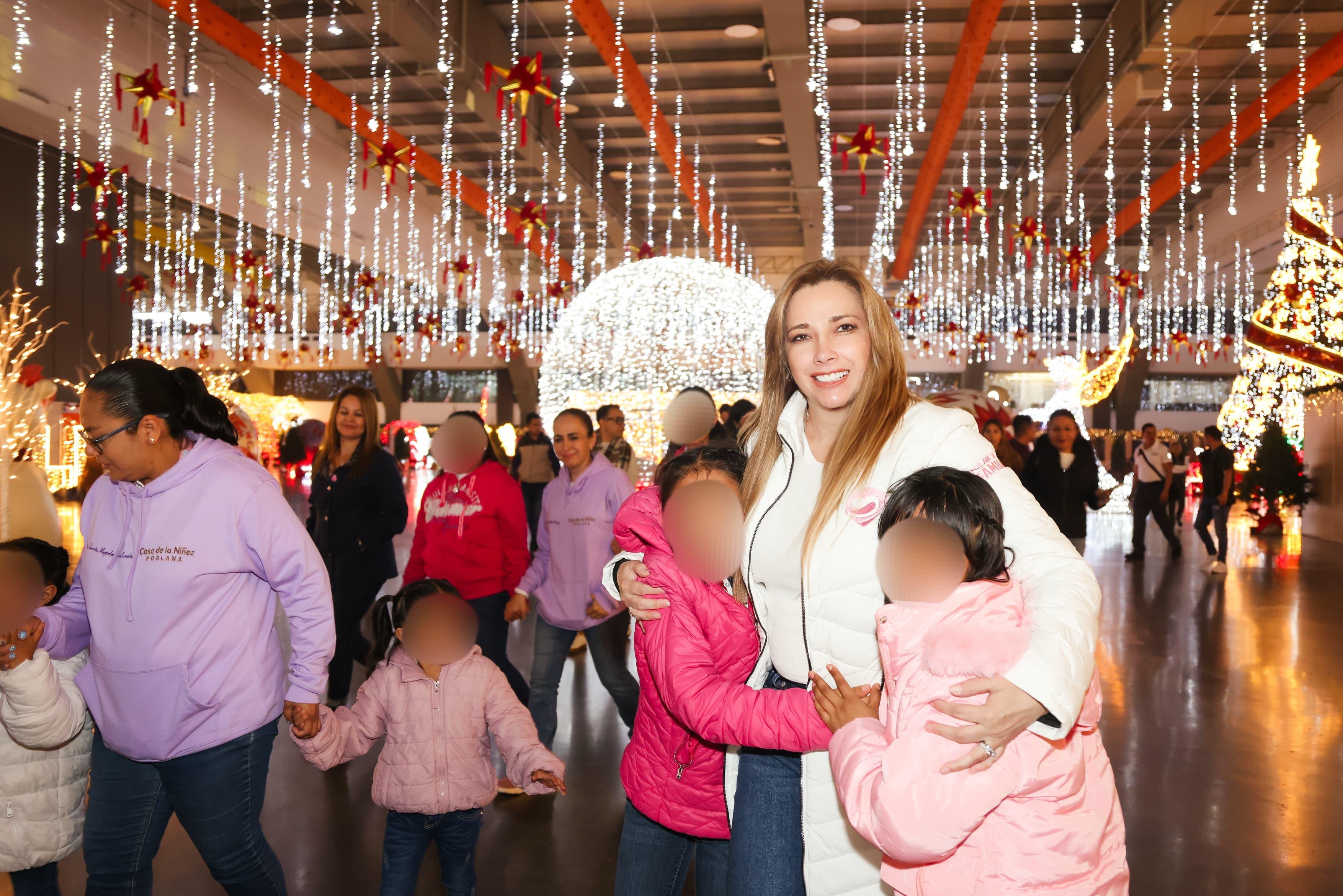 Menores del SEDIF disfrutan festival navideño “Por Amor a Puebla” en jornada de convivencia