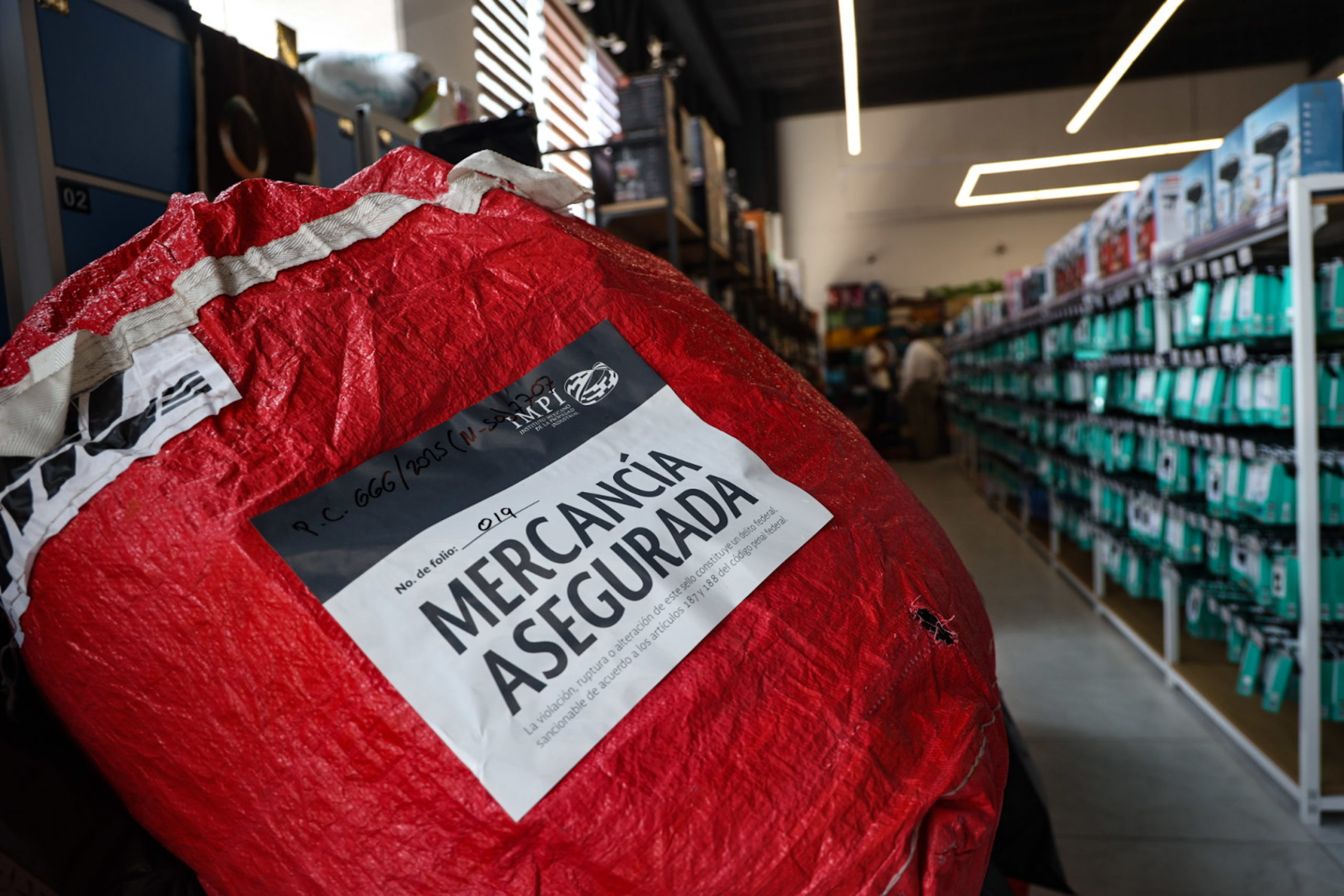 Inmovilizan más de 736 mil mercancías de contrabando en Puebla durante 2025