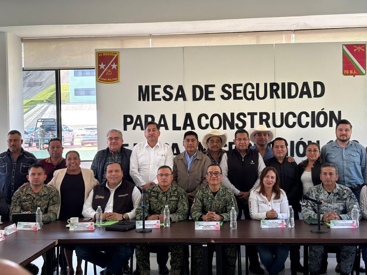 Refuerzan estrategia de seguridad en la Sierra Norte de Puebla con mesa interinstitucional