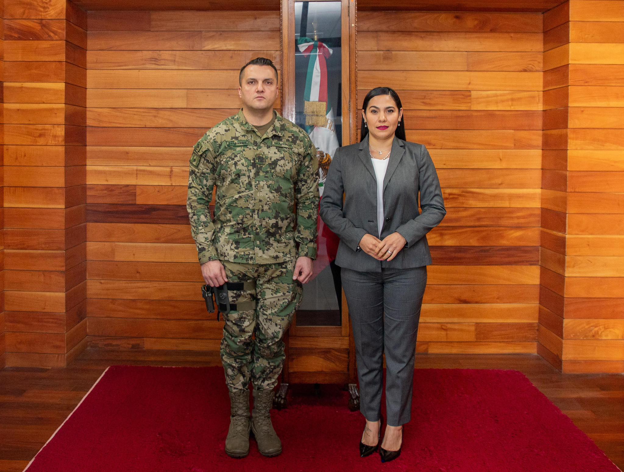 Indira Vizcaíno nombra a Fabián Ricardo Gómez Calcáneo como nuevo secretario de Seguridad de Colima