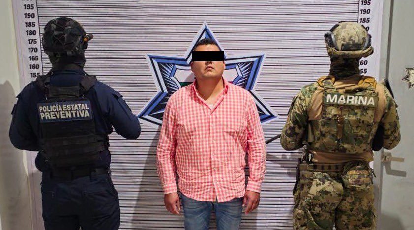 Cae “El Charro” en Puebla; lo vinculan a La Familia Michoacana por extorsión en el Mercado Morelos