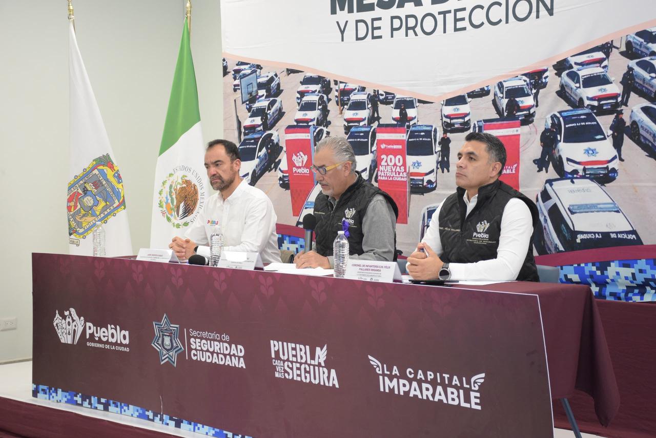 Puebla refuerza seguridad por Semana Santa 2026: desplegarán operativo con 479 elementos