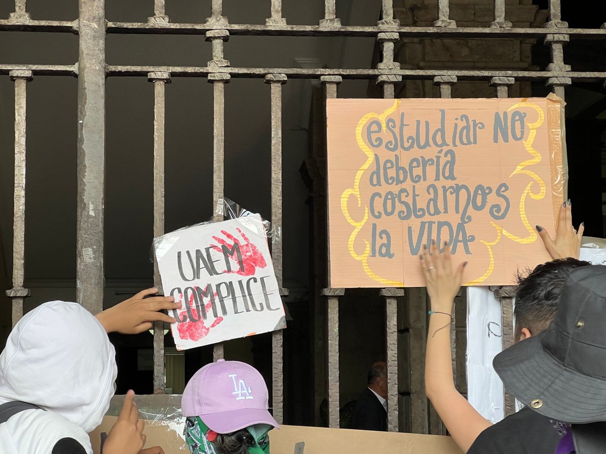 Movimiento estudiantil en la UAEM suma apoyo social tras feminicidio de alumnas