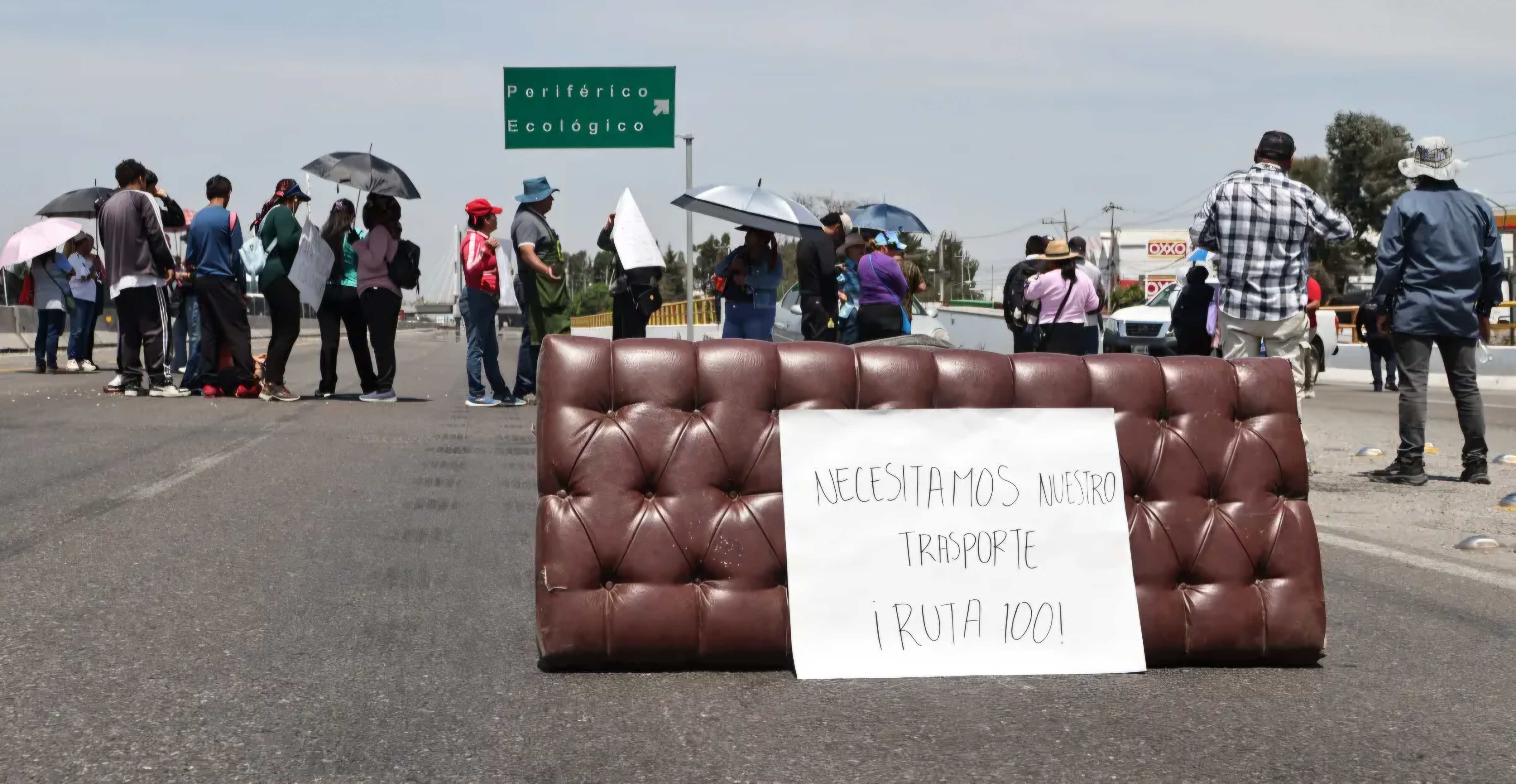 Derroteros de la Ruta 100 asfixia la autopista Puebla-Acatzingo y el Bulevar 5 de Mayo