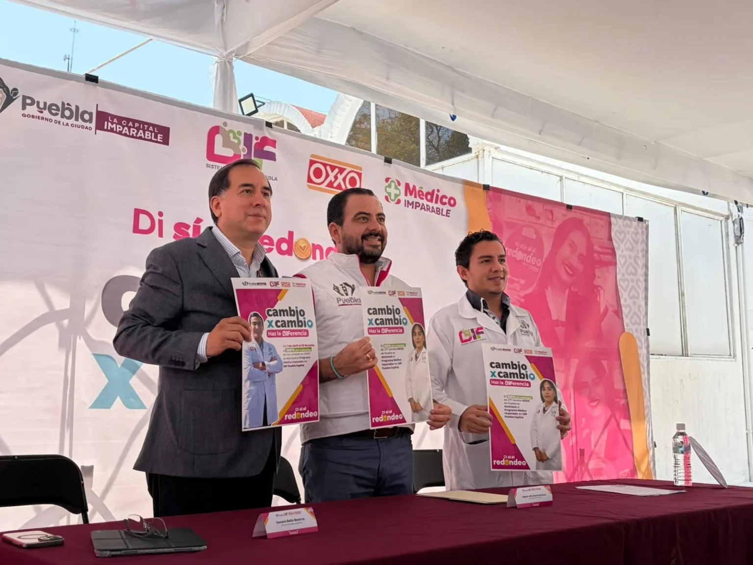 Activan redondeo en OXXO para apoyar el programa “Médico Imparable” en Puebla