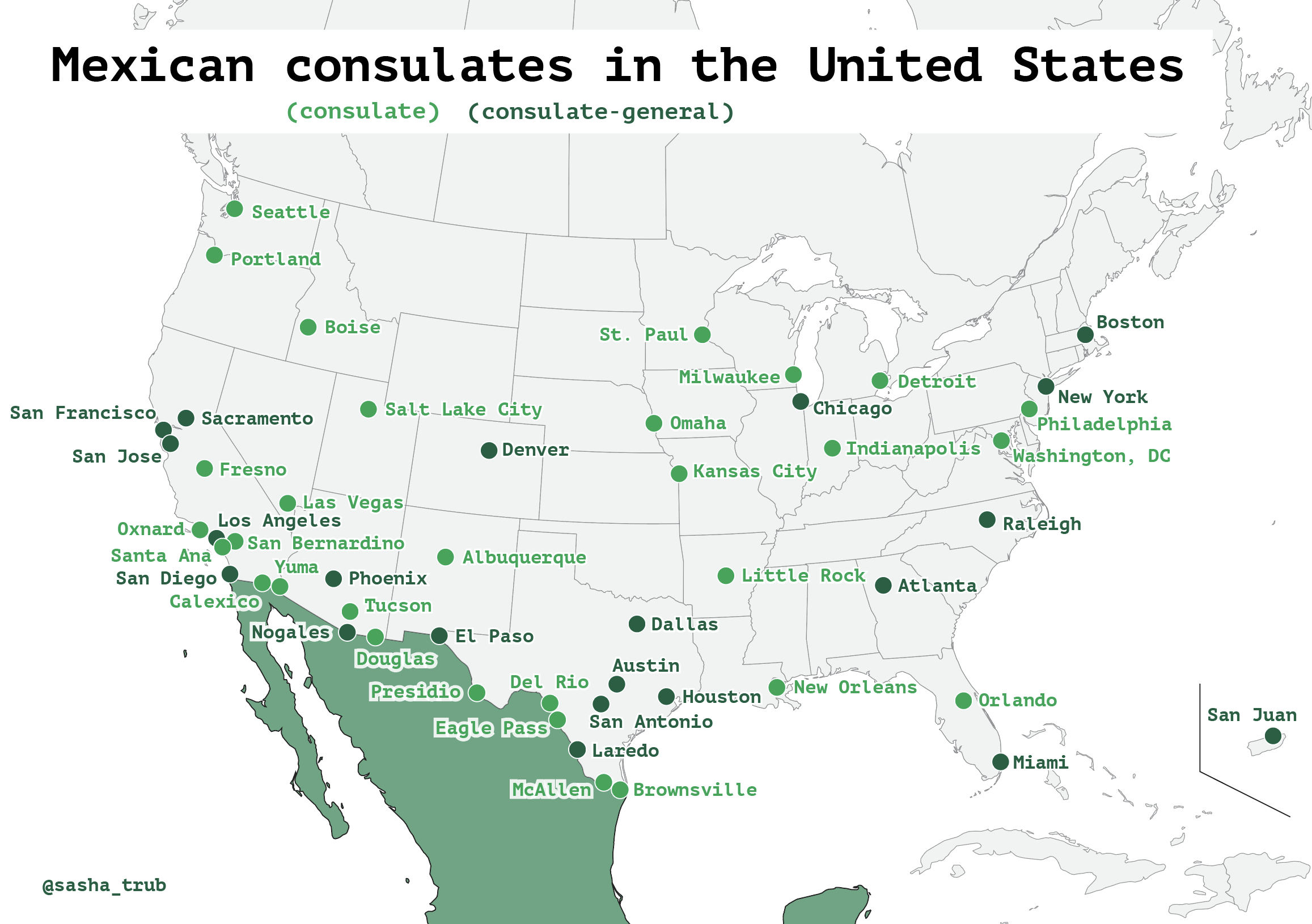 Escala choque entre México y Estados Unidos; Washington revisa consulados mexicanos