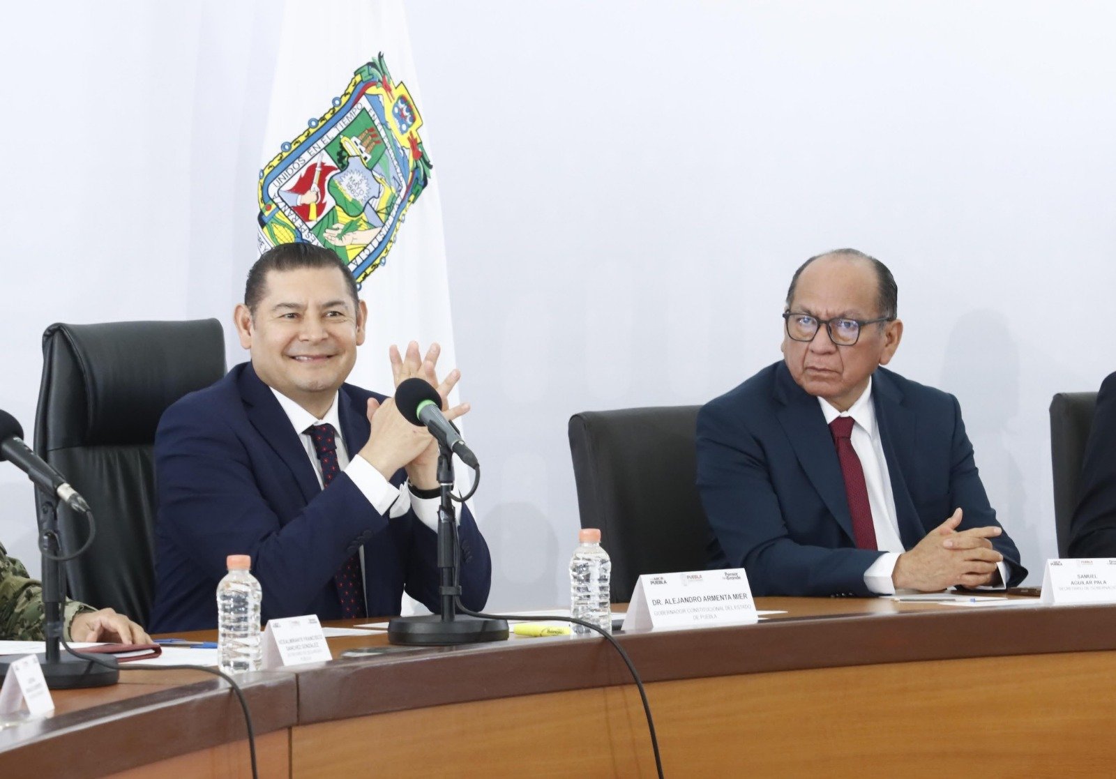 \"Por hoy no se los presto\": Armenta descarta a Aguilar Pala para la dirigencia de Morena