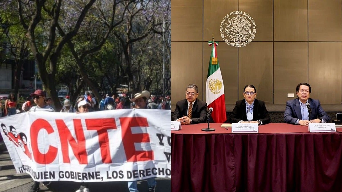 CNTE mantendrá protestas tras reunión con el Gobierno; no hubo acuerdos sobre pensiones ni Ley del ISSSTE