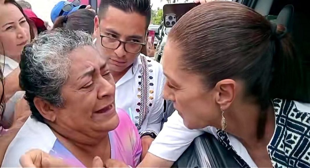 Sheinbaum se reúne con madre de Roxana Guzmán y asegura que continúa la búsqueda de la periodista desaparecida